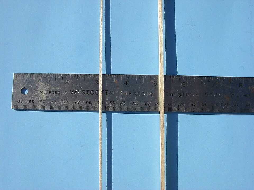 Balsa wood photo