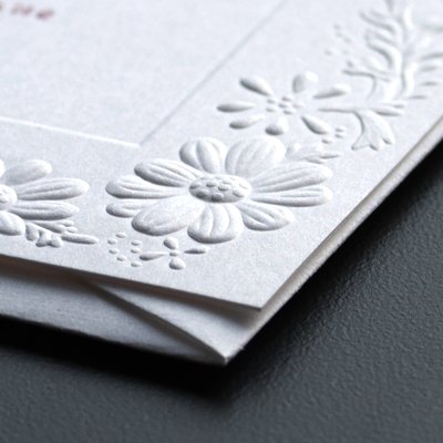 Embossed paper — illustrative product image