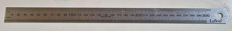 Steel rule photo